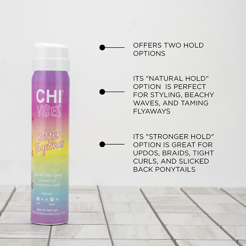 Vibes "Better Together" Dual Mist Hair Spray - 2 Ounces, , large image number null